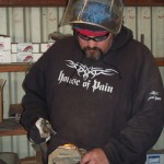 Shane Hakins welding